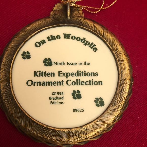 Bradford exchange 1998 kitten expeditions ornament collection - Picture 4 of 6
